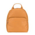 Tan Madison Leather Backpack for women by Minori Leather, featuring a stylish leather design and adjustable straps.
