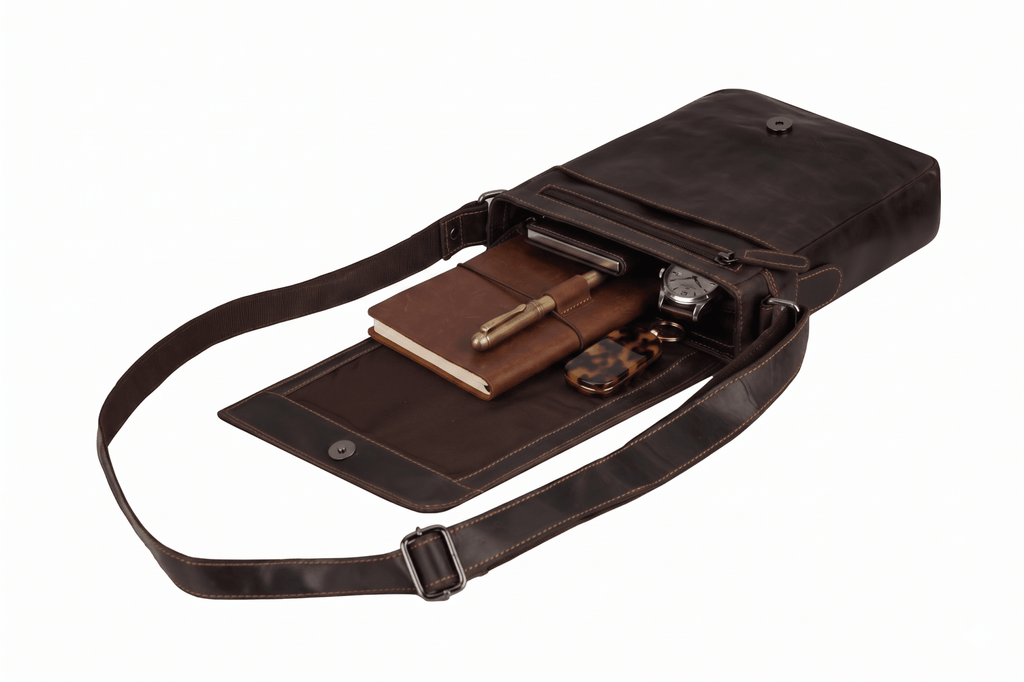 Knox Leather Crossbody Bag - Minori Leather