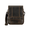 Boulder Leather Crossbody Bag in Brown - Minori Leather