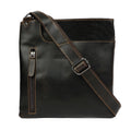 Carter Slim Leather Crossbody Bag in Brown - Minori Leather